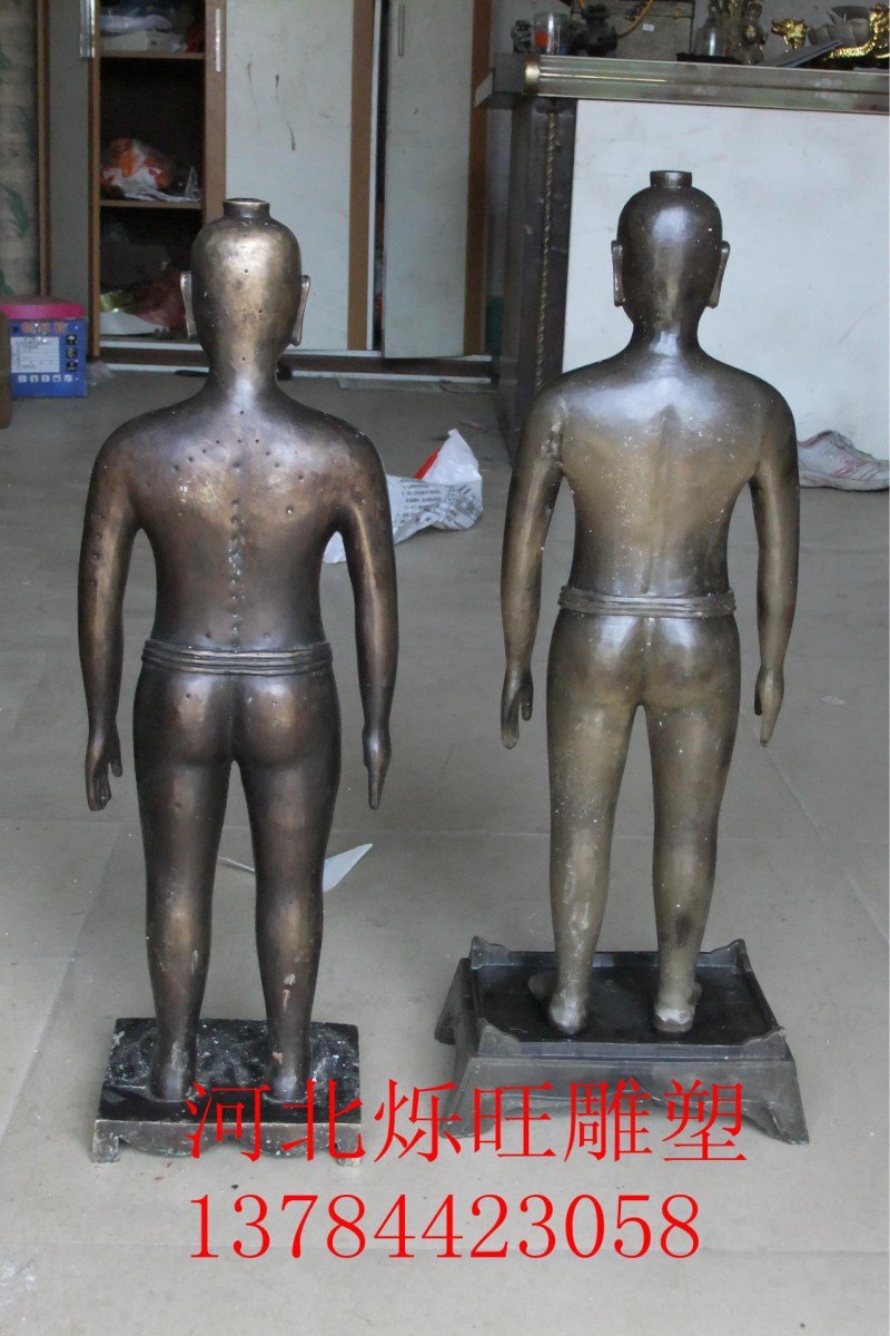 廠傢供應針灸男女人體模型人體經絡模型 醫用銅雕銅人物穴位模型批發・進口・工廠・代買・代購