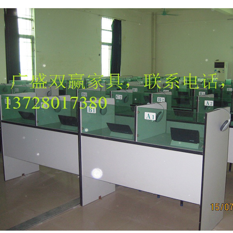廠傢批發雙人電腦語音臺雙人電腦語音桌 學校傢具 教學電腦臺批發・進口・工廠・代買・代購