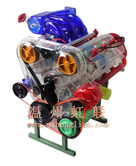 教學設備豐田V型6缸發動機透明模型工廠,批發,進口,代購
