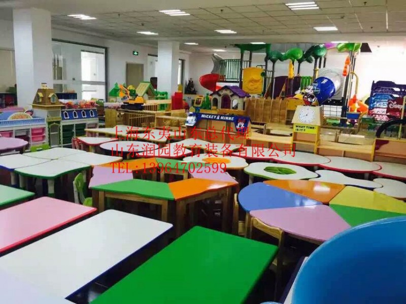 彩色拼接小學幼兒園音樂室活動室桌椅閱讀室彩色桌椅可來圖定製批發・進口・工廠・代買・代購