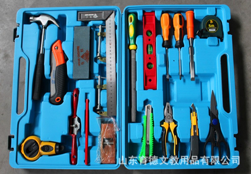 教育配送木工工具 中小學勞技專用套裝 綜合實踐木工工具套裝工廠,批發,進口,代購