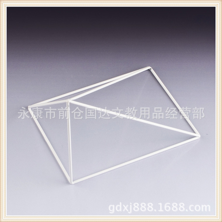 底麵長方形棱柱垂直錐（單件）高中立體幾何框架式數學教具批發・進口・工廠・代買・代購