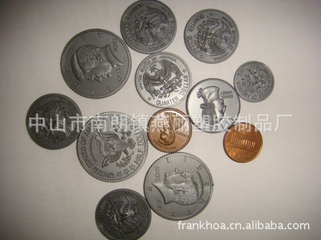 廠傢直銷供應或定製塑膠錢幣塑料錢幣紙幣塑料代幣塑料硬幣玩具錢工廠,批發,進口,代購