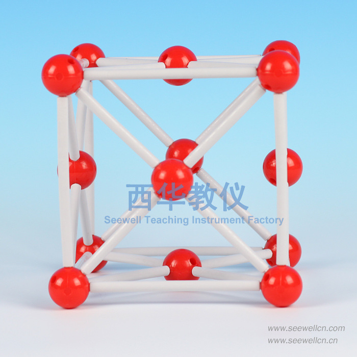 XCM-017-麵心立方球棍模型-銅(Cu)、銀(Ag)、金(Au)-晶體結構模型工廠,批發,進口,代購