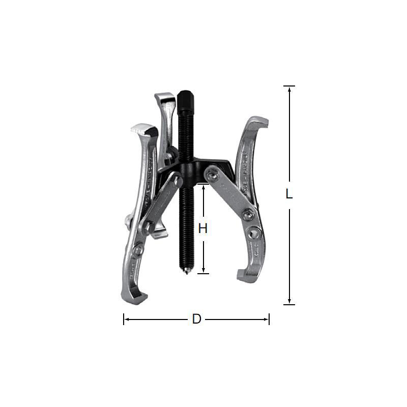 世達五金SATA3爪拉馬三抓拉瑪軸承拉馬拆卸安裝工具90633 - 42批發・進口・工廠・代買・代購