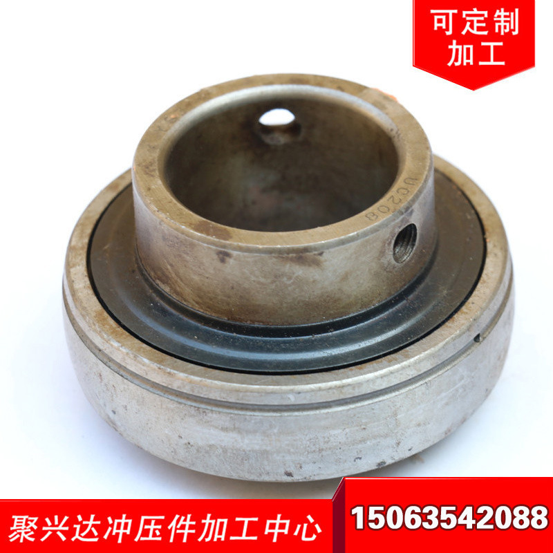 廠傢定做英製鐵沖壓件軸承座 非標耐高溫圓形外球麵軸承座批發批發・進口・工廠・代買・代購