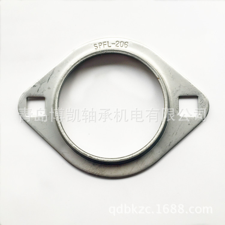 不銹鋼沖壓軸承座子SPFL204現貨供應304材質不銹鋼外球麵軸承座工廠,批發,進口,代購