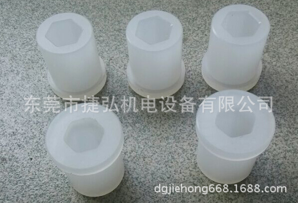 pcb耐磨襯套 六方孔耐磨軸套 耐酸堿蝕刻機軸套 pvdf塑膠軸套工廠,批發,進口,代購