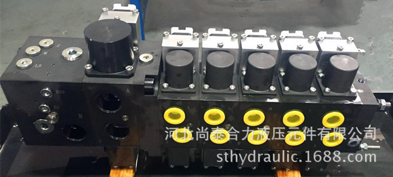 替代哈威液壓閥 5系列5聯手動電比例負載敏感比例多路閥 電磁閥工廠,批發,進口,代購