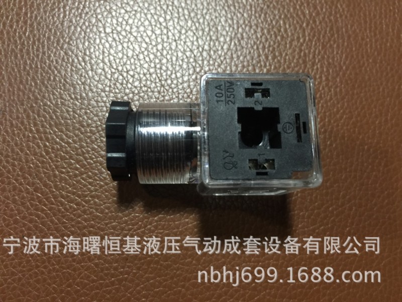 特價優質電磁閥線圈插座/接線盒/連接器  三孔底座 DC24V/DC12V工廠,批發,進口,代購