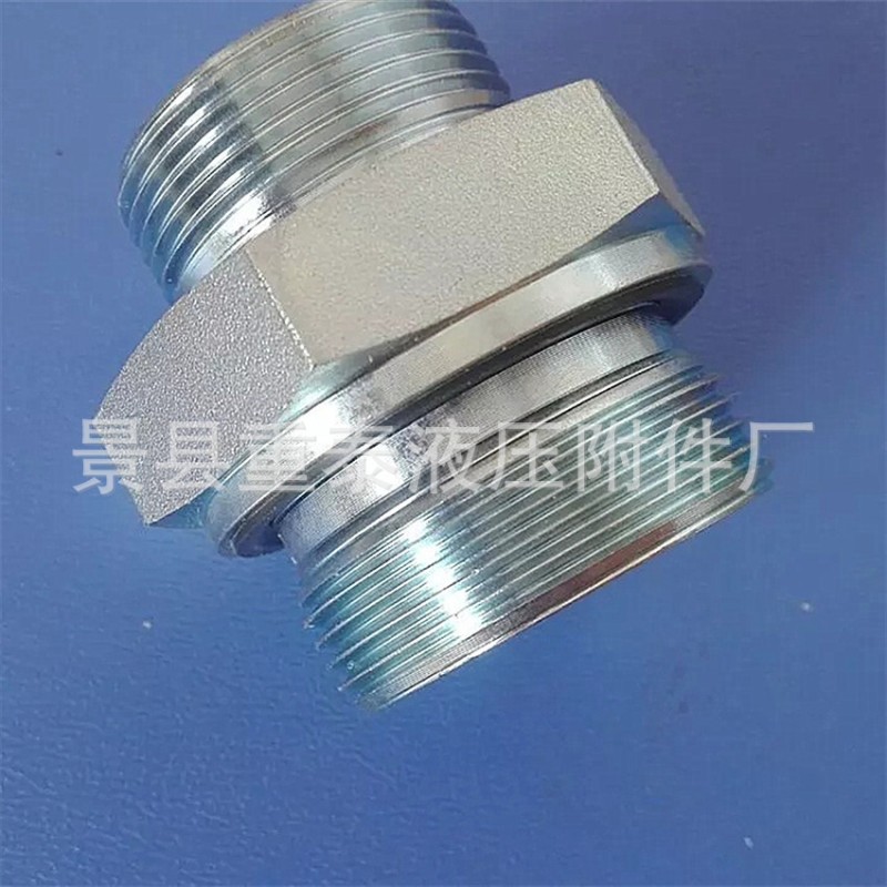 伊頓標準液壓接頭公製卡套式過渡接頭1CM/1DM-ED膠墊密封工廠,批發,進口,代購