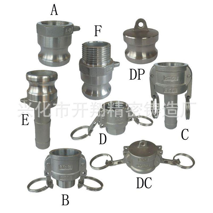 不銹鋼快裝接頭 扳把式快速接頭 ABCDEF型號 尺寸齊全廠傢批發工廠,批發,進口,代購