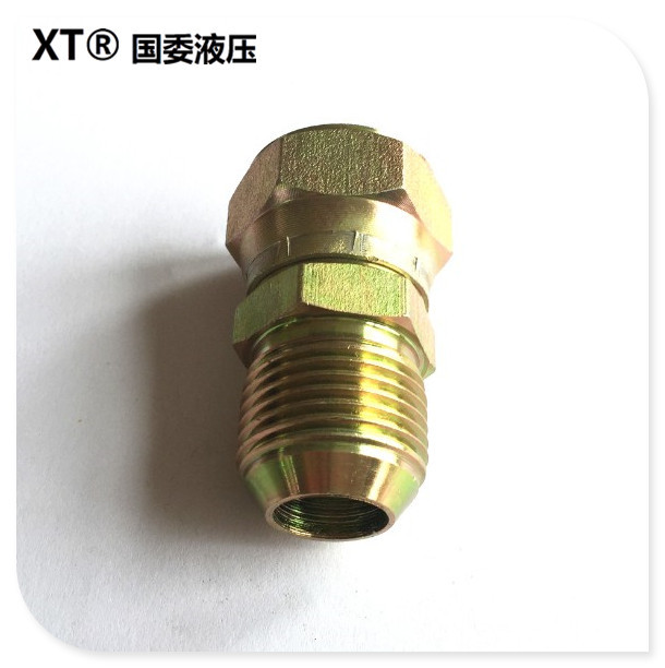 XT美製內外螺紋扣壓式螺帽活接直通外擴口高壓油管液壓過渡接頭工廠,批發,進口,代購