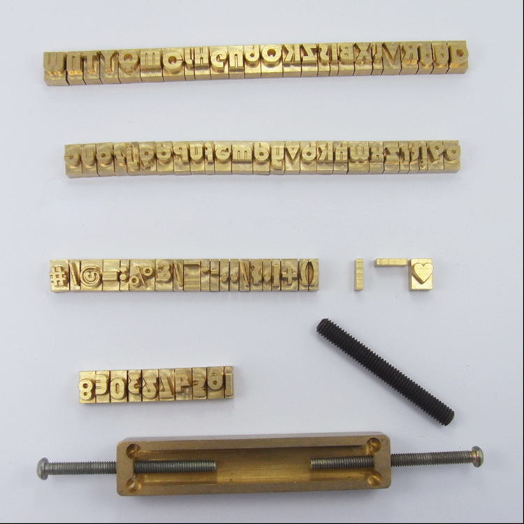 現貨銅印 個性組合字粒  DIY皮具銅模 螺旋型j-5字母數字銅模工廠,批發,進口,代購