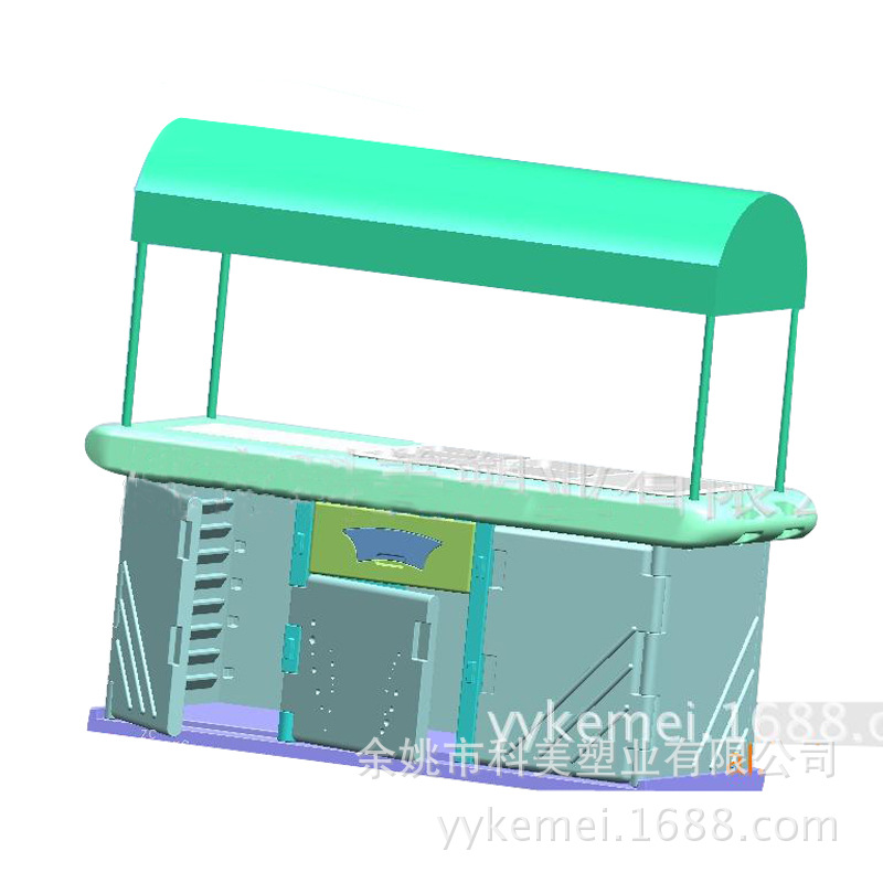 質量保證 供應移動餐車塑料模 塑料加工 塑料件 顏色定製批發・進口・工廠・代買・代購