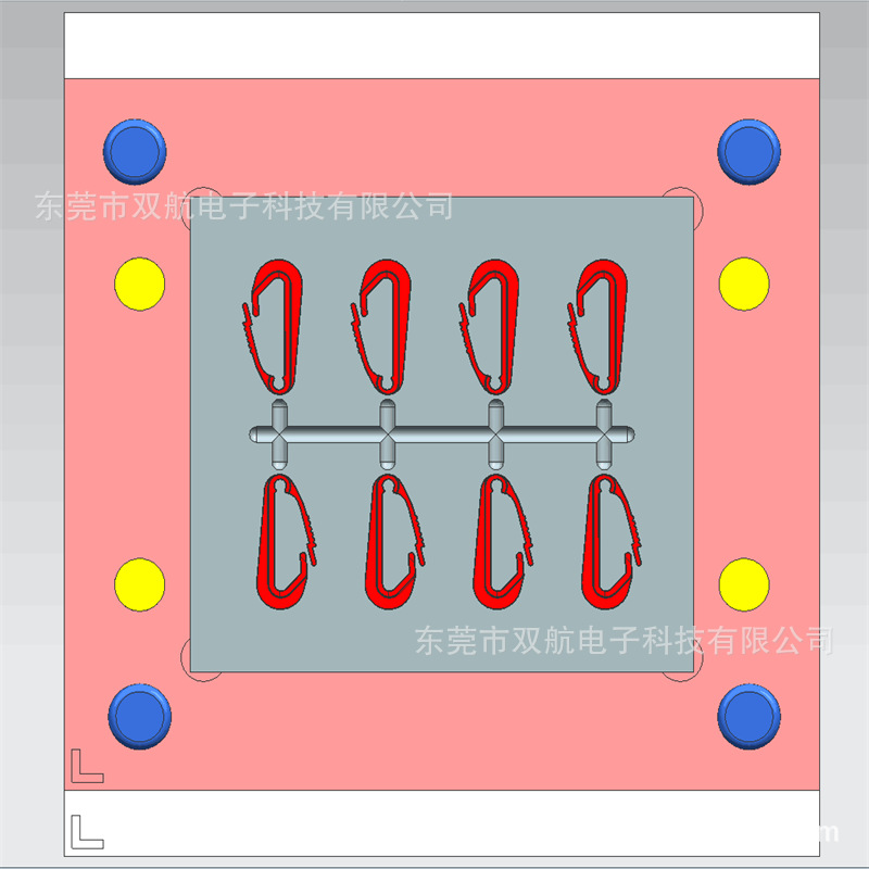 雙航註塑模具塑料模具加工 模具研發塑料加工註塑機加工鉤子模具工廠,批發,進口,代購