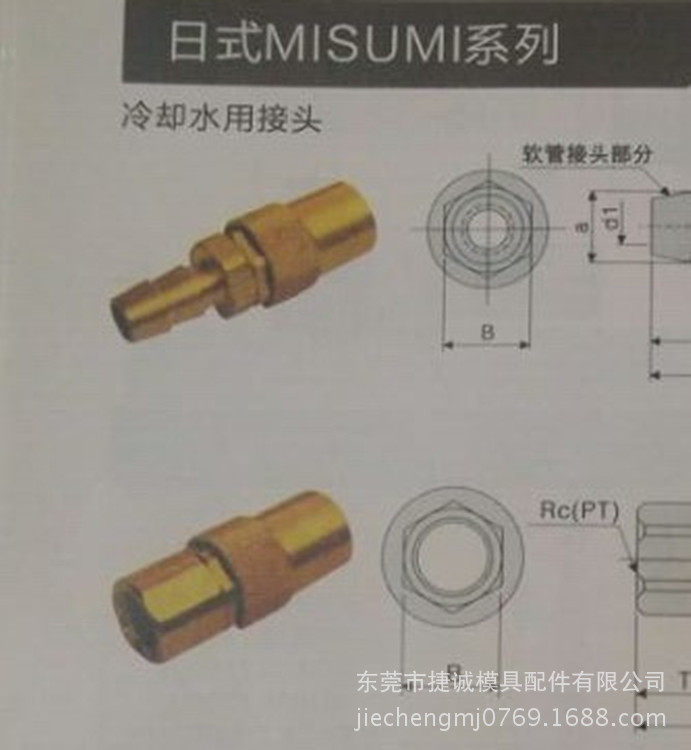 東莞廠傢供應兼容MISUMI快速接頭F120-KSM-2 F120-KSM-3水管接頭工廠,批發,進口,代購