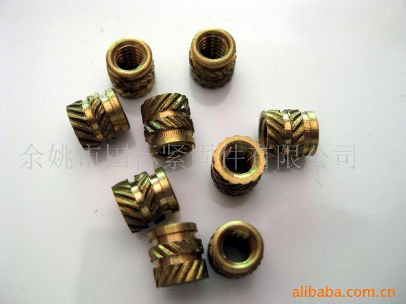 供應IC62黃銅A型環保銅嵌件螺母工廠,批發,進口,代購