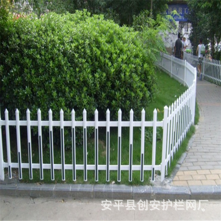 PVC塑鋼亮條插片護欄 塑鋼花園綠化柵欄 花壇園藝護欄廠傢直銷工廠,批發,進口,代購