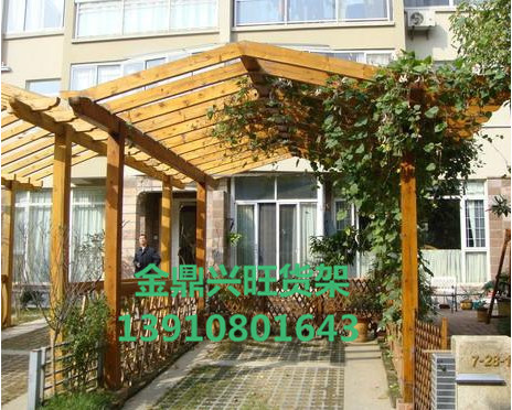 北京防腐木花架 陽臺架 園林景觀工程戶外休閒葡萄架 涼亭架批發・進口・工廠・代買・代購