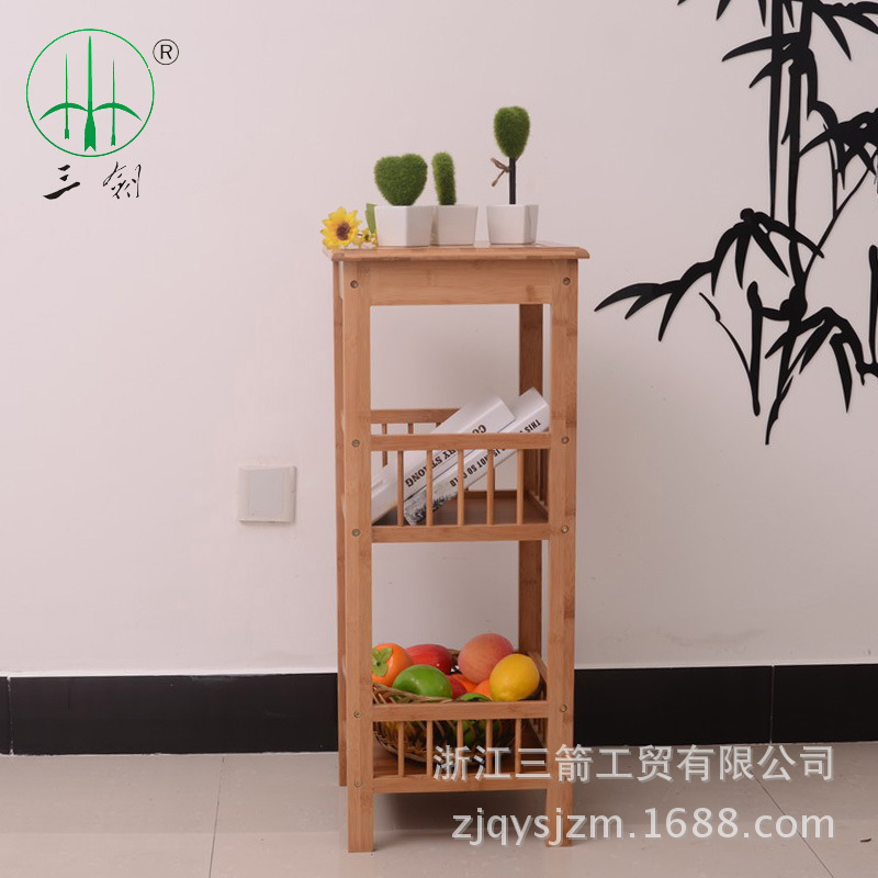 精品楠竹花架三箭直銷 多層方形室內置物架花架 可多個組合使用批發・進口・工廠・代買・代購