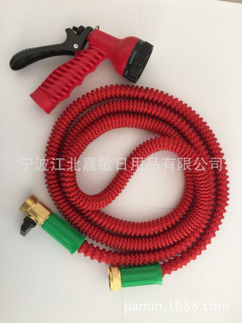 工廠直銷新款花園伸縮水管 拉伸水管 hose 25FT 彈簧水管工廠,批發,進口,代購