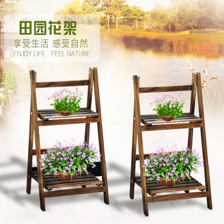 實木花盆架 簡易落地移動花盆花架批發 客廳木製多肉花架批發工廠,批發,進口,代購