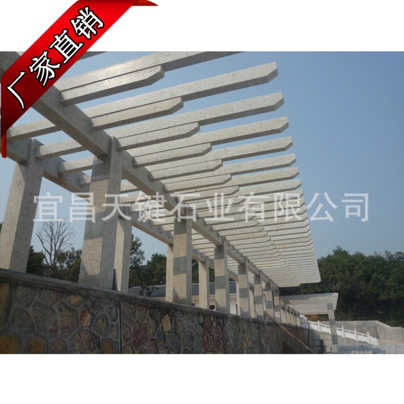 湖北大理石花架廠傢直銷園林廣場別墅小區漢白玉田園走道石花架工廠,批發,進口,代購