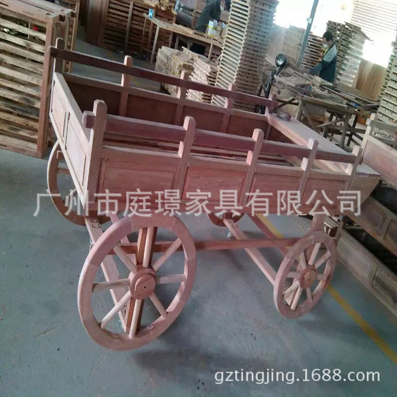 實木花架定製 戶外花車廠傢 移動實木花箱工廠,批發,進口,代購