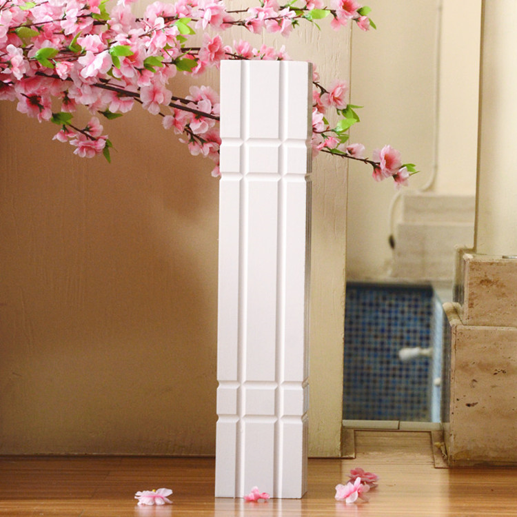 仿真花大花瓶 落地木質花瓶60cm 居傢裝飾客廳插花擺件工廠,批發,進口,代購