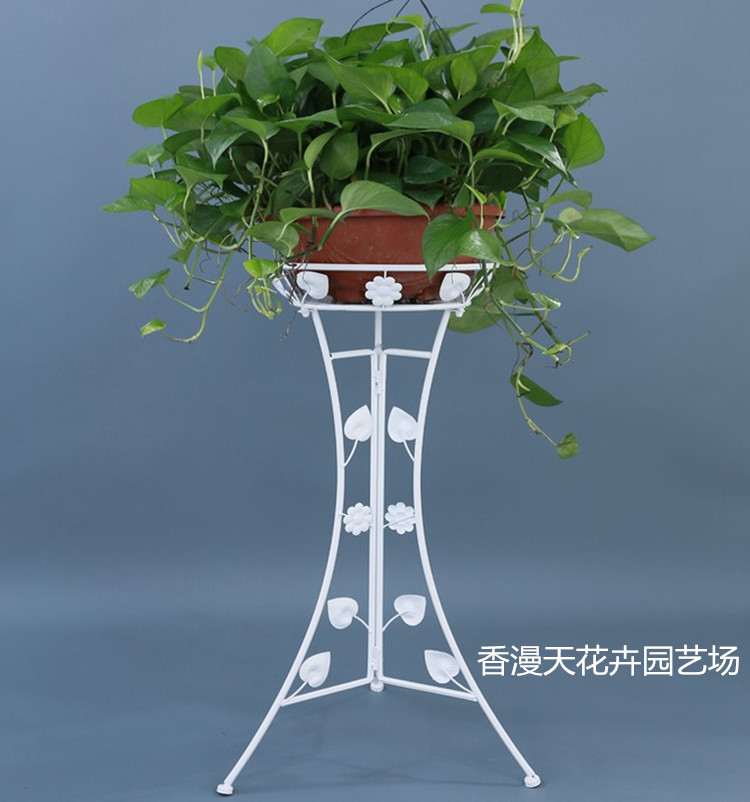 批發鐵藝 綠蘿單盤 花架 創意吊蘭架 陽臺花架 金屬工藝品 花盆架工廠,批發,進口,代購
