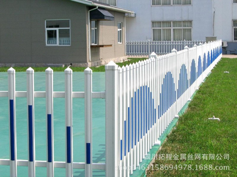 塑料庭院圍欄小區社區廠區PVC護欄草坪園藝花壇綠化戶外柵欄工廠,批發,進口,代購