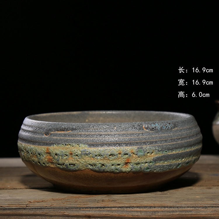 新品陶瓷工藝品 韓式多肉花盆 大口徑花盆 創意氣泡釉花盆3273工廠,批發,進口,代購