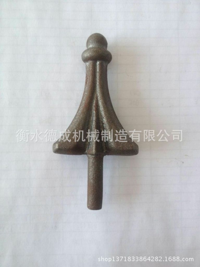 欄桿頭 護欄裝飾頭 圍欄裝飾 鑄鐵 護欄桿配件廠傢供應認證工廠,批發,進口,代購