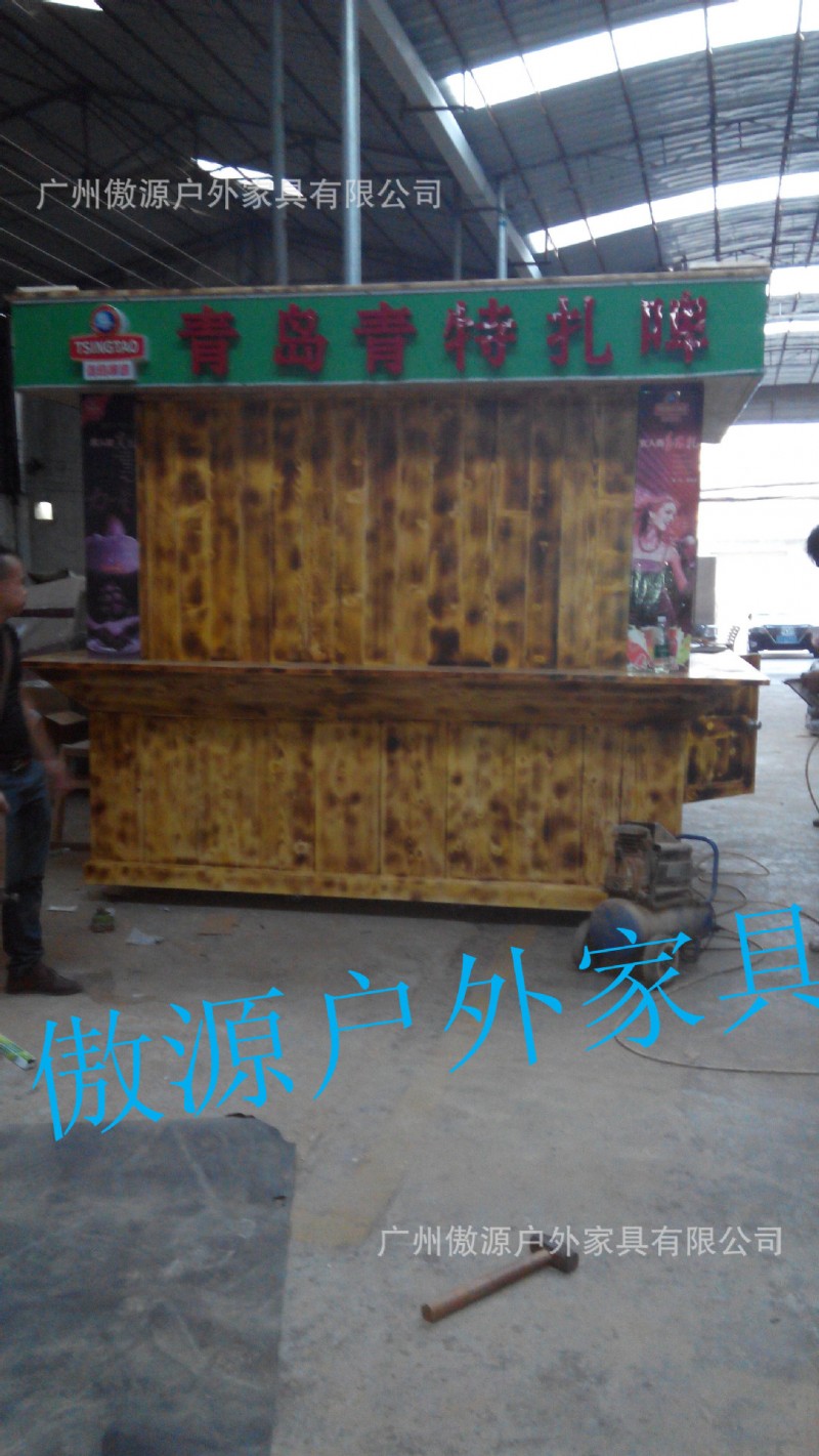 專業生產實木售貨車 廣場用品 戶外防腐木碳化木啤酒屋 戶外傢具批發・進口・工廠・代買・代購