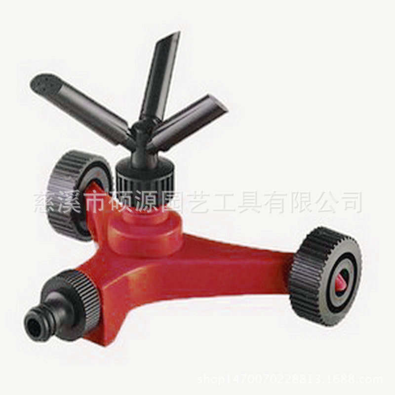 自動旋轉式灑水器 塑料三叉灑水器 滾輪式灑水設備 草坪噴頭批發・進口・工廠・代買・代購