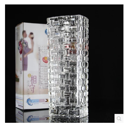 君子高級無鉛水晶玻璃花瓶JZ-230透明色傢居時尚擺設裝飾品批發・進口・工廠・代買・代購