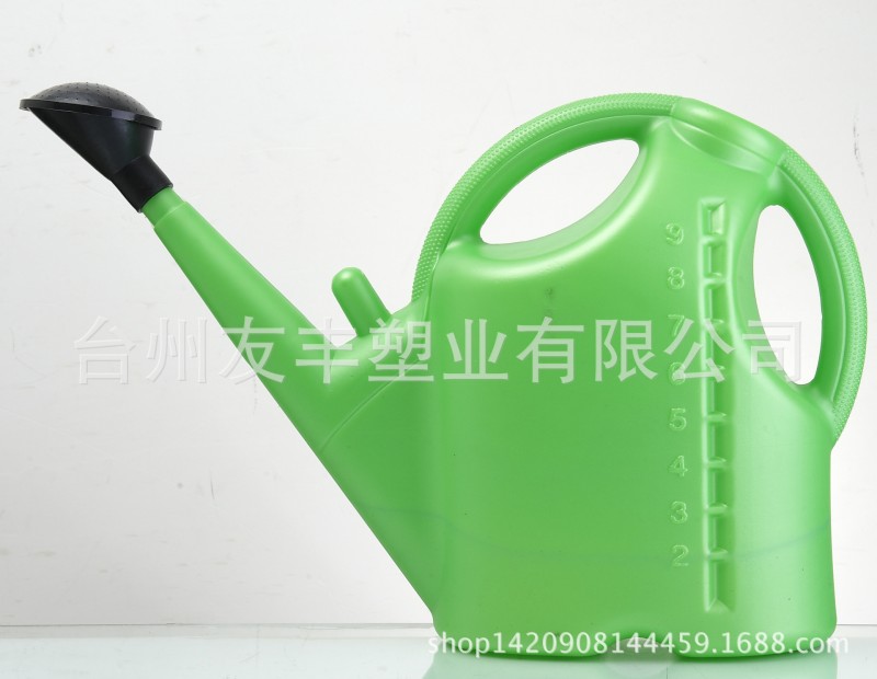 加厚9L灑水壺400g PE澆花壺 塑料園藝用品 廠傢直銷 現貨供應工廠,批發,進口,代購