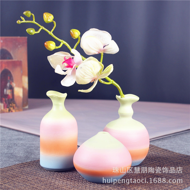 景德鎮陶瓷花瓶 純手工高溫顏色釉花插  花器 等水培器皿工廠,批發,進口,代購
