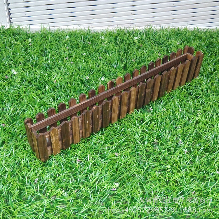 83厘米長 碳化防腐木花器 插花花器防腐木柵欄 防黴多肉植物花盆批發・進口・工廠・代買・代購
