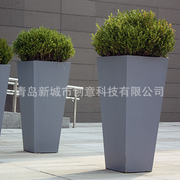 戶外不銹鋼花箱創意花缽大號花盆定製異形種植箱城市街道傢具批發工廠,批發,進口,代購