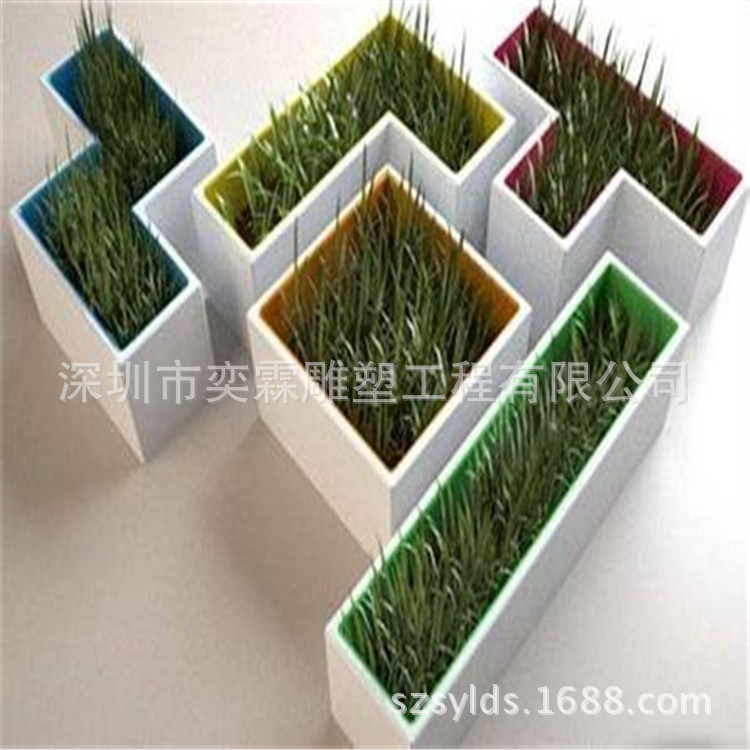 廠傢供應組合落地花盆|商場裝飾花盆|景觀藝術花盆工廠,批發,進口,代購