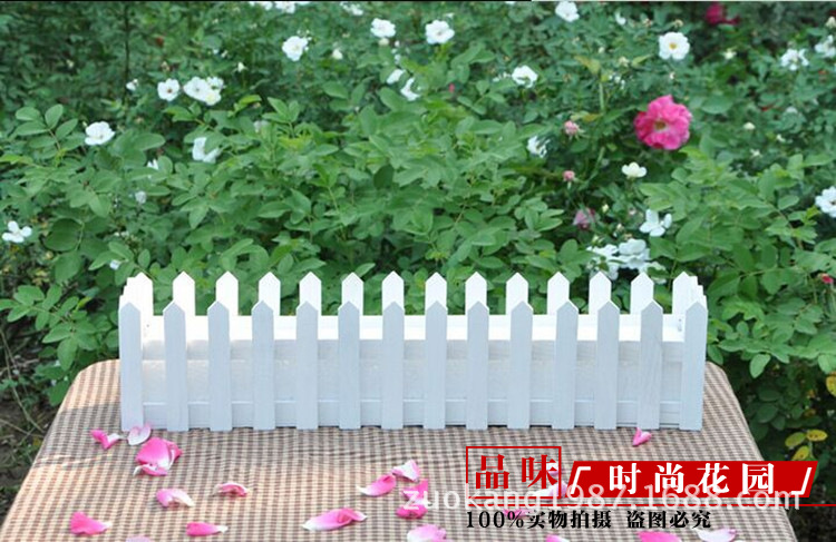 自帶泡沫木柵欄花器批發50CM*10CM*12CM 花槽 花盆 花瓶 插花花器批發・進口・工廠・代買・代購