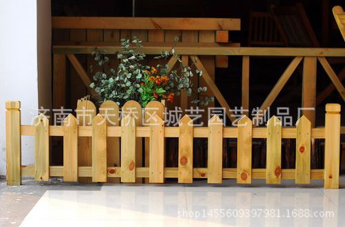 濟南城藝園藝製品廠定製高檔木質護欄，防腐木護欄工廠,批發,進口,代購