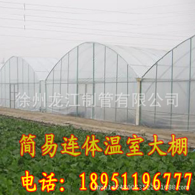 定製簡易連身溫室大棚鋼架鋼管大棚骨架蔬菜大棚養殖大棚特價批發工廠,批發,進口,代購