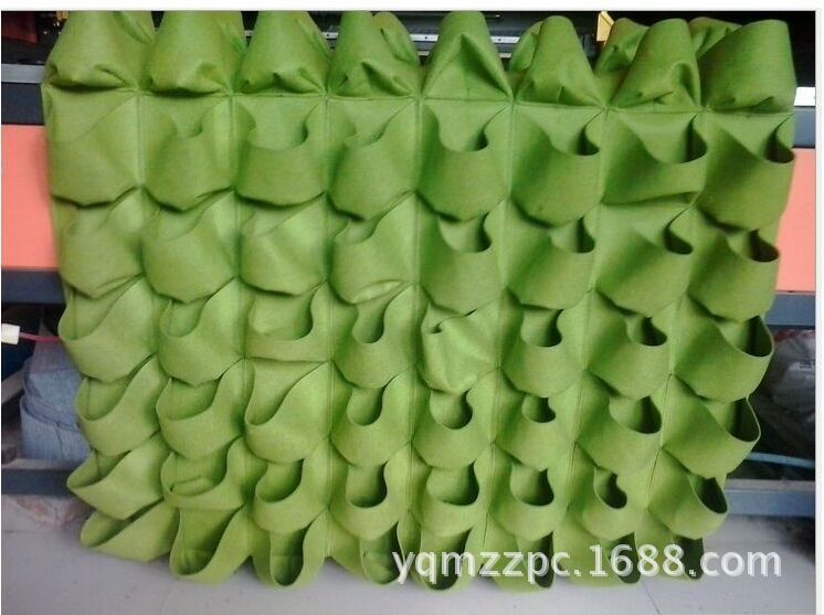 廠傢直銷立體壁掛式毛氈佈種植袋支持定做植物袋 毛氈製品批發・進口・工廠・代買・代購