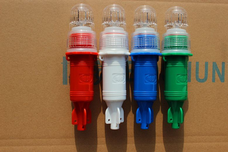 博舜牌LED網標燈信號燈捕魚燈警示燈頻閃紅 白 藍 綠（一節一號）批發・進口・工廠・代買・代購