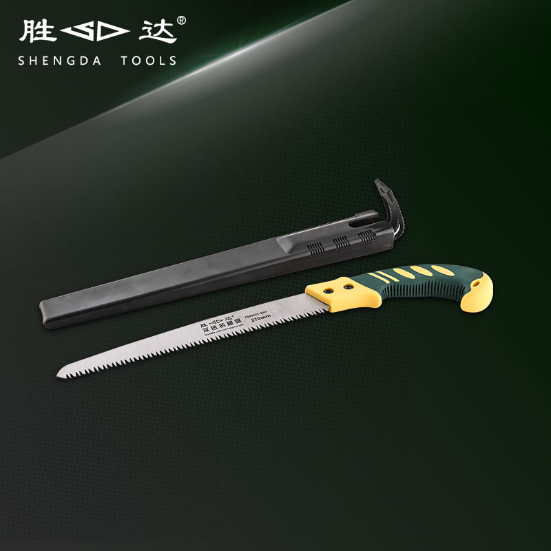 勝達工具270mm雙色柄腰鋸 手工鋸手扳園林鋸 木工鋸刀 雞尾鋸園林批發・進口・工廠・代買・代購