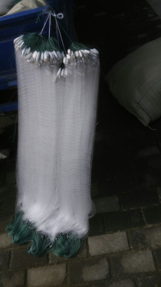 廠傢直銷3cm6分50米三層沉網捕魚漁網黏網微加重批發・進口・工廠・代買・代購