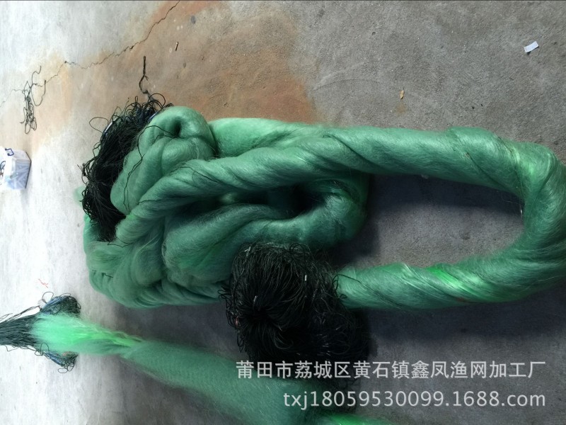綠色絲線 三層漁網 10公分*30米高*100米長 水庫網 魚網魚具批發批發・進口・工廠・代買・代購